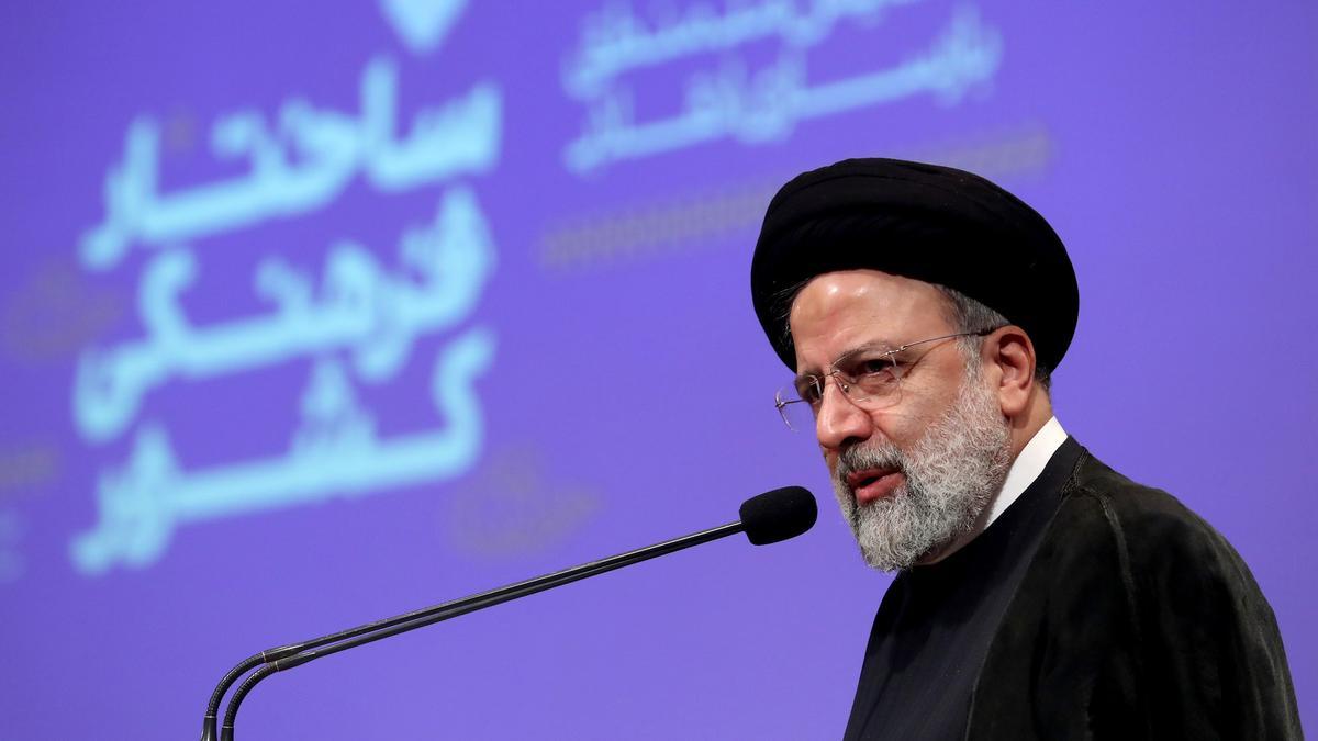 El presidente de Irán, Ebrahim Raisi.