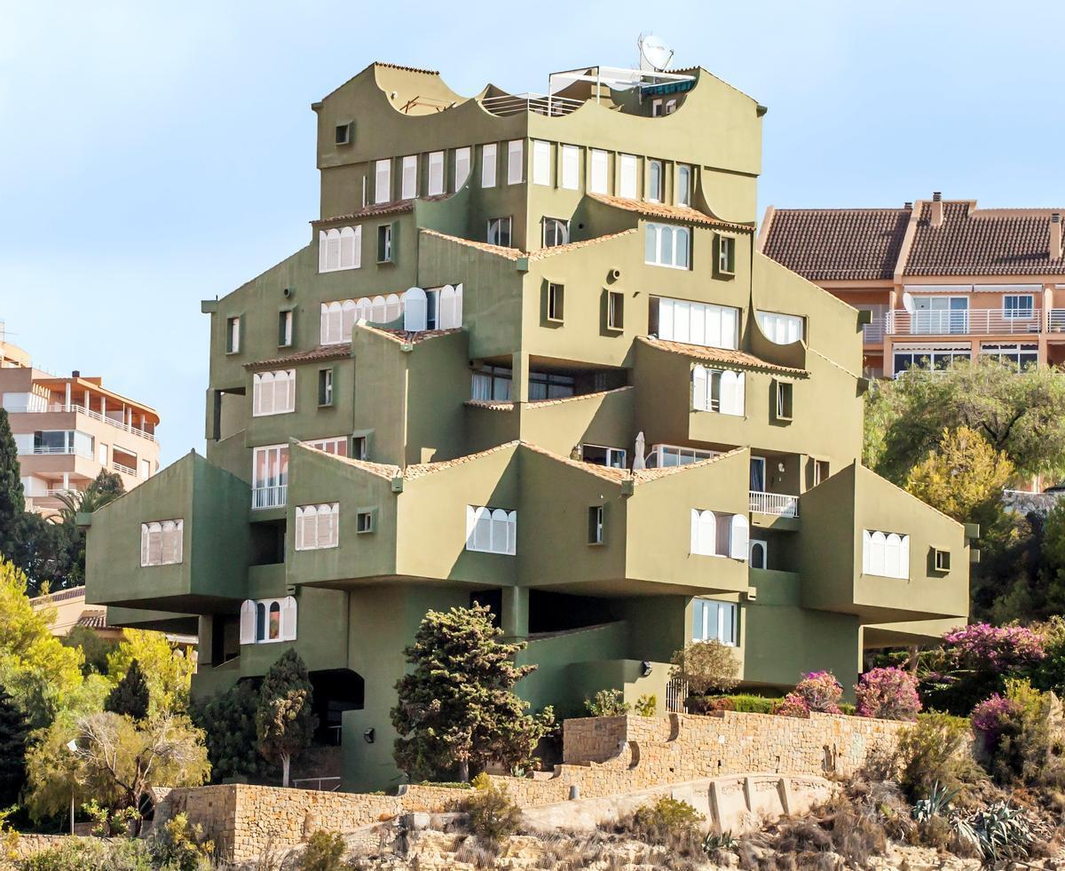 El edificio Xanadú de Ricardo Bofill en Calp, conocido como 'La Manzanera'.
