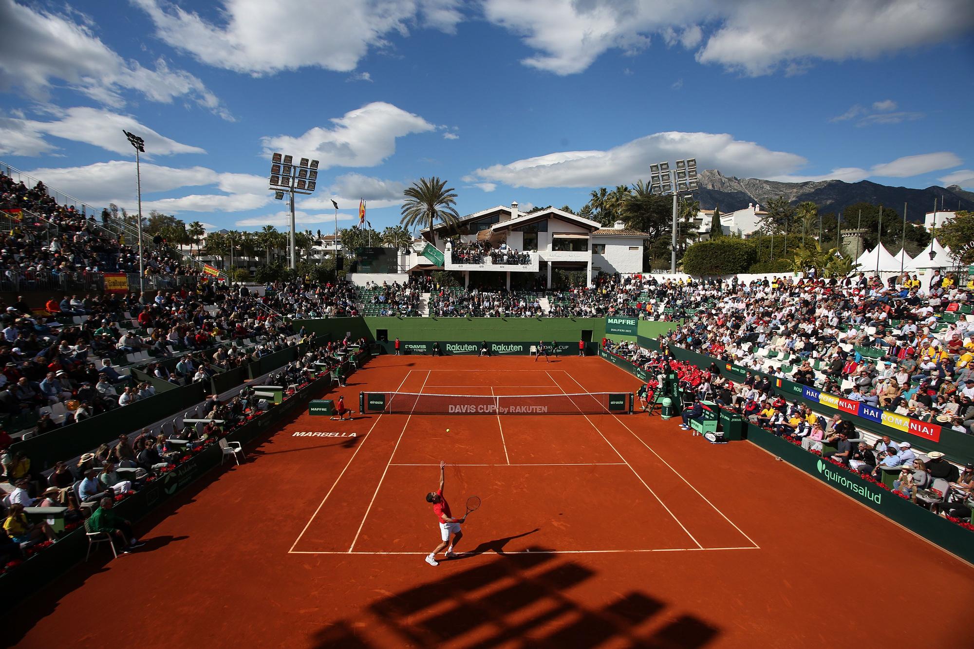 Copa Davis en Marbella: Las imágenes de la eliminatoria entre España y Rumanía