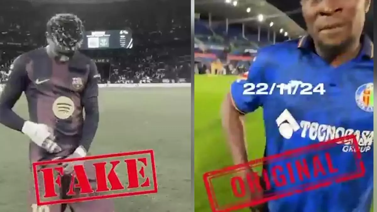 'Recado' del Getafe a Lamine Yamal por su celebración: "Marca registrada"