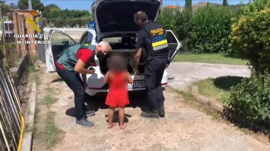 La Guardia Civil auxilia a una niña de 7 años abandonada en La Rioja