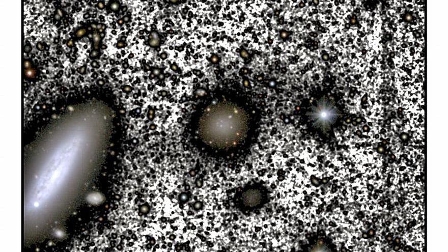 Descubren el mecanismo que elimina materia oscura en las galaxias