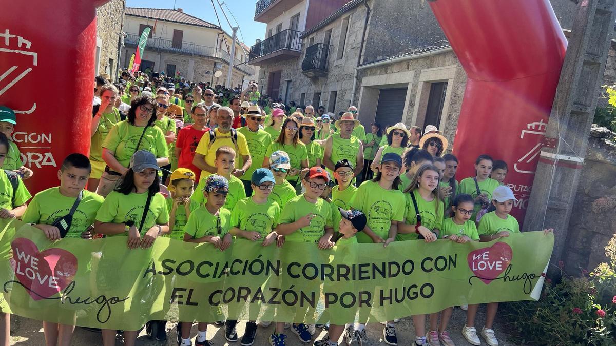 Marcha solidaria en Villardiegua de la Ribera