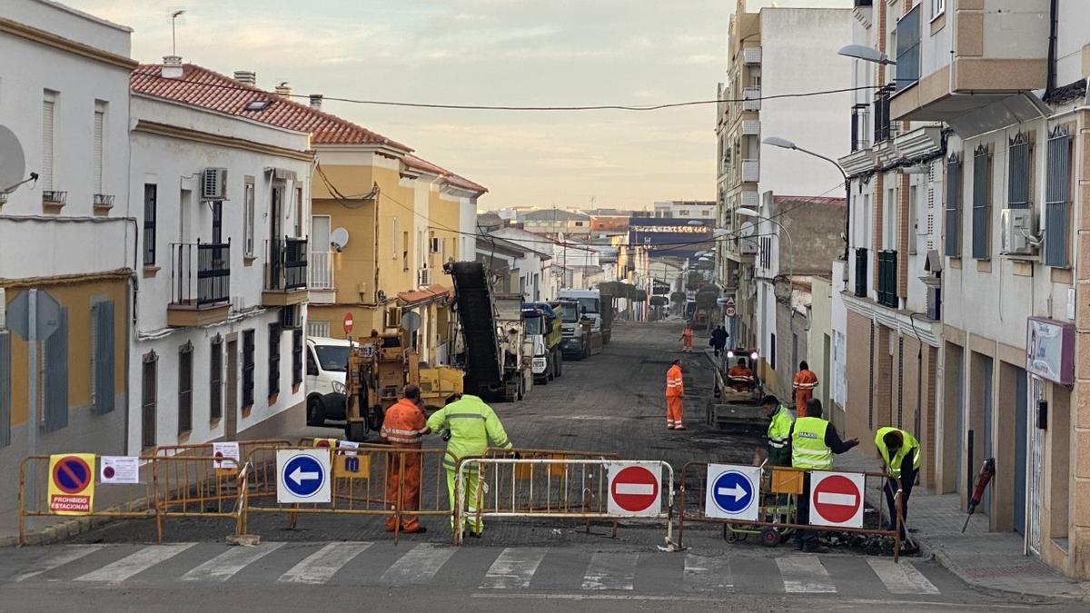 Asfaltado de la calle Fray Alonso Cabezas