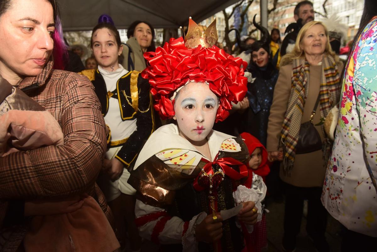 Concurso infantil de disfraces en el Campo da Leña