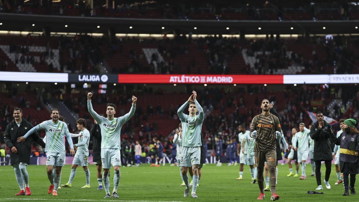 Las notas de los jugadores del Betis ante el Atlético de Madrid en el ...