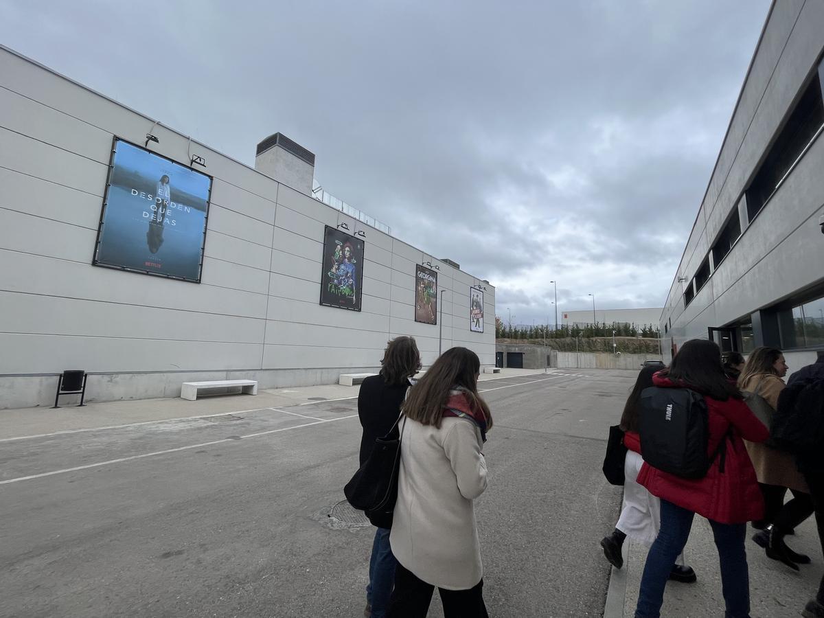 Los exteriores de Netflix en Madrid.