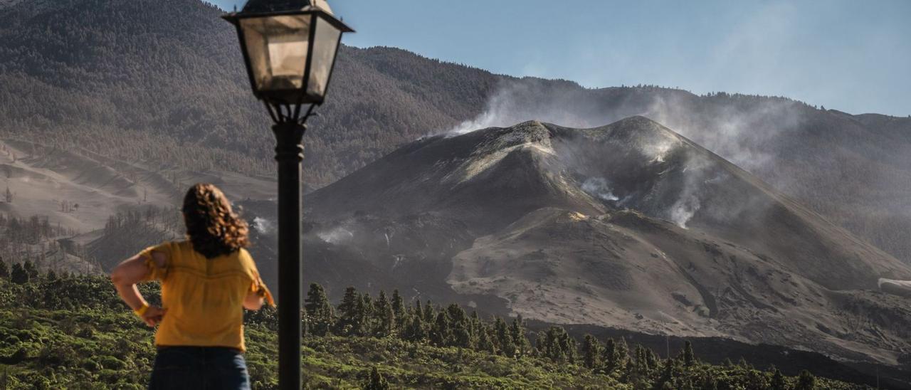 El volcán Tajogaite, en la isla de La Palma. | | ANDRÉS GUTIÉRREZ