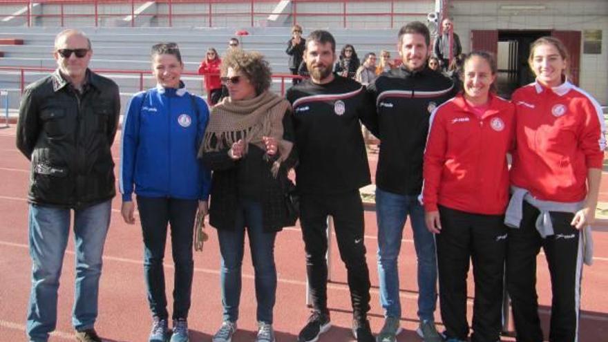 Concejales y clubes colaboradores con la Paralimpiada.