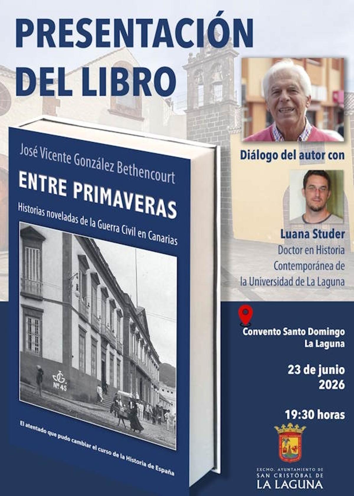 Entre primaveras: historias noveladas de la Guerra Civil en Canarias
