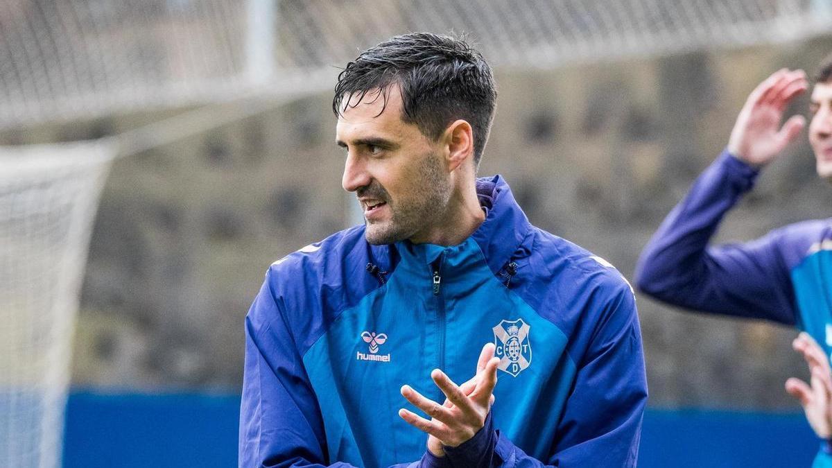 Jesús de Miguel, durante un entrenamiento.