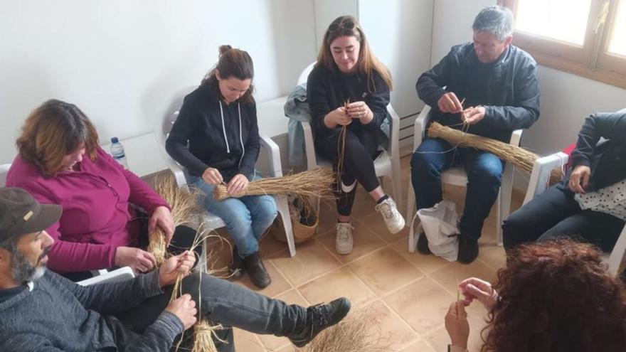 Curso de ‘espart picat’ en el Molí Vell de la Mola