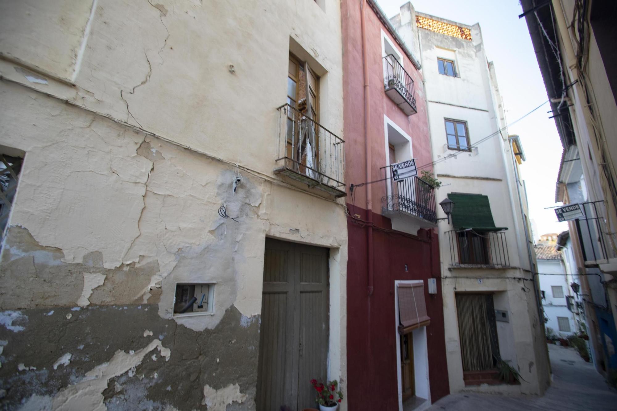 Ontinyent invierte 318.000 para en la estabilización de seis casas en mal estado en la calle Muralla