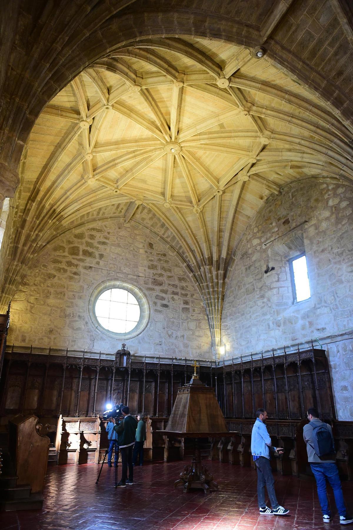 La sillería del coro del Monasterio de Yuste, al detalle
