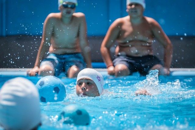 Campamento de verano con la participación de 150 niños en el Colegio Miguel Pintor