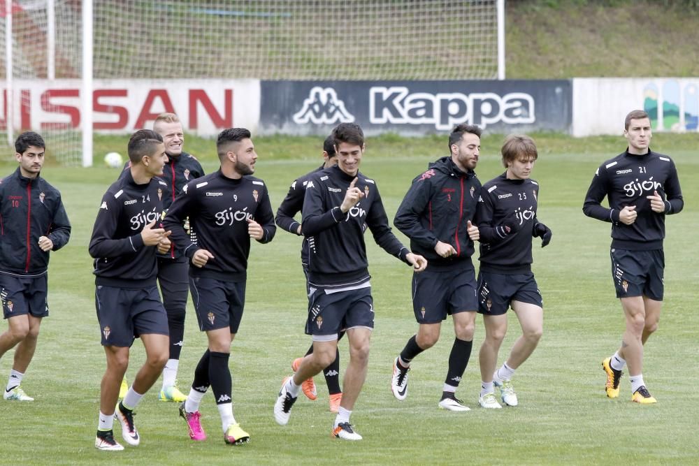 Entrenamiento del Sporting