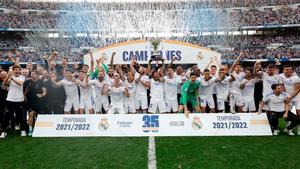 Las mejores imágenes de la celebración del título de Liga del Real Madrid