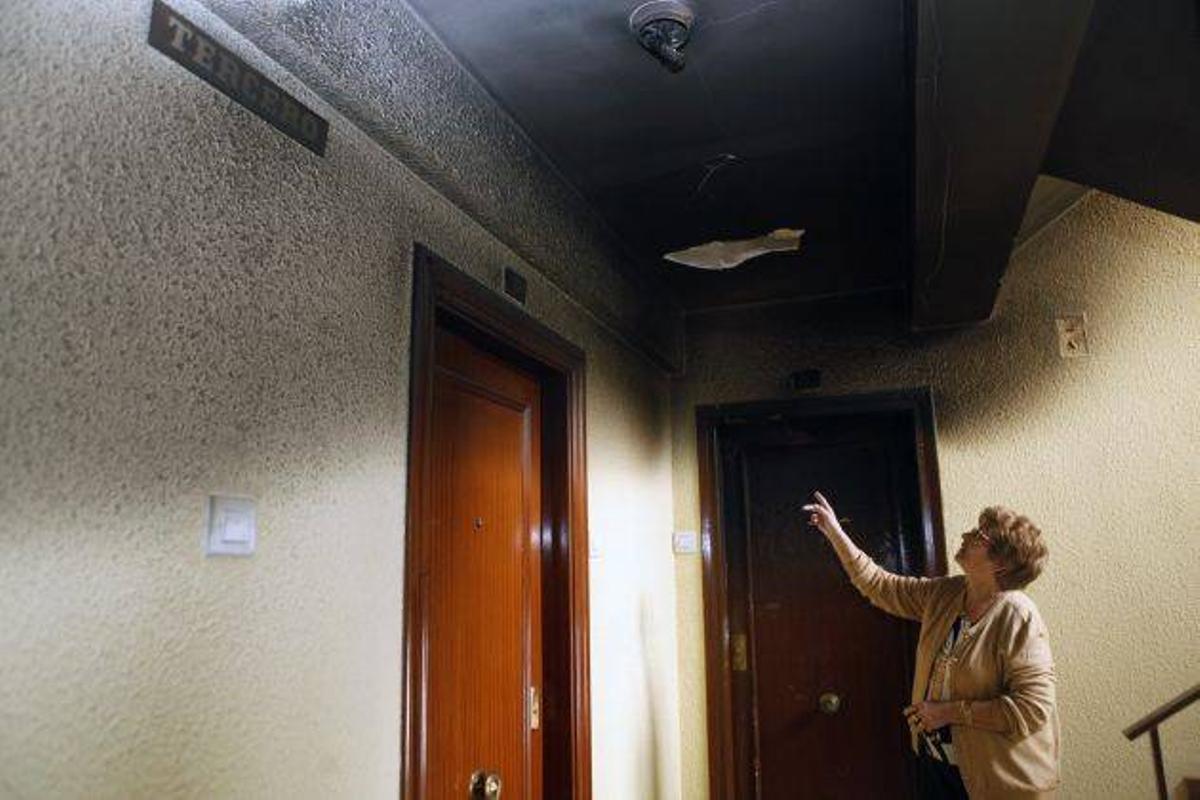 Desalojado un edificio por incendio