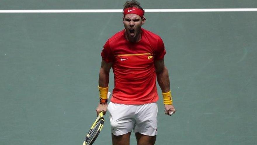 Otra exhibición de Nadal conduce a España a semifinales