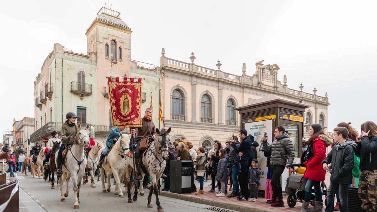 La Festa de Sant Antoni de 2019 a Llagostera.