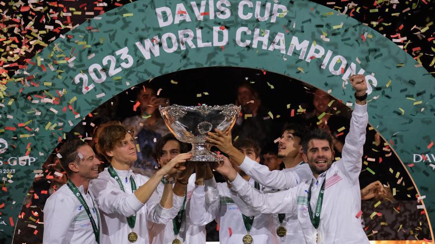 La final de la Copa Davis 2023 entre Australia e Italia, en imágenes