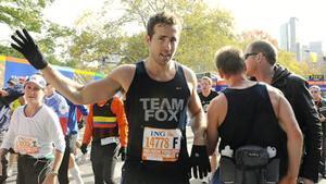 Ryan Reynolds en la maratón de Nueva York