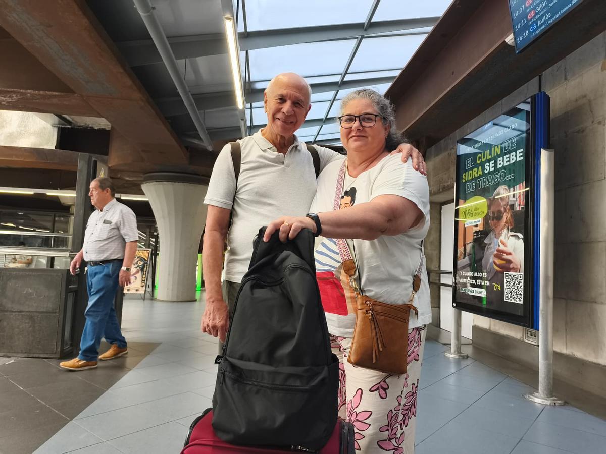 Mario García y Adria Fernández, cubanos afincados en Madrid