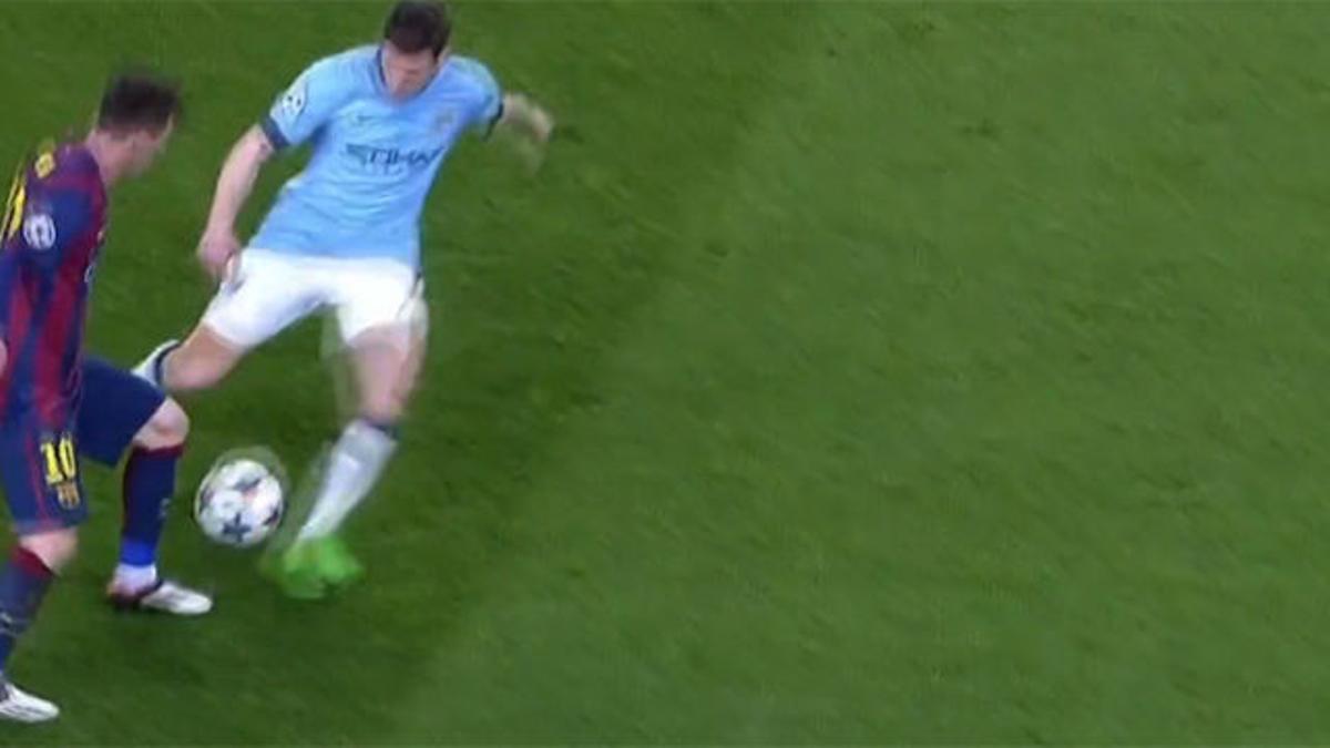 Milner ya conoce muy bien a Messi: se llevó un caño espectacular cuando jugaba en el City