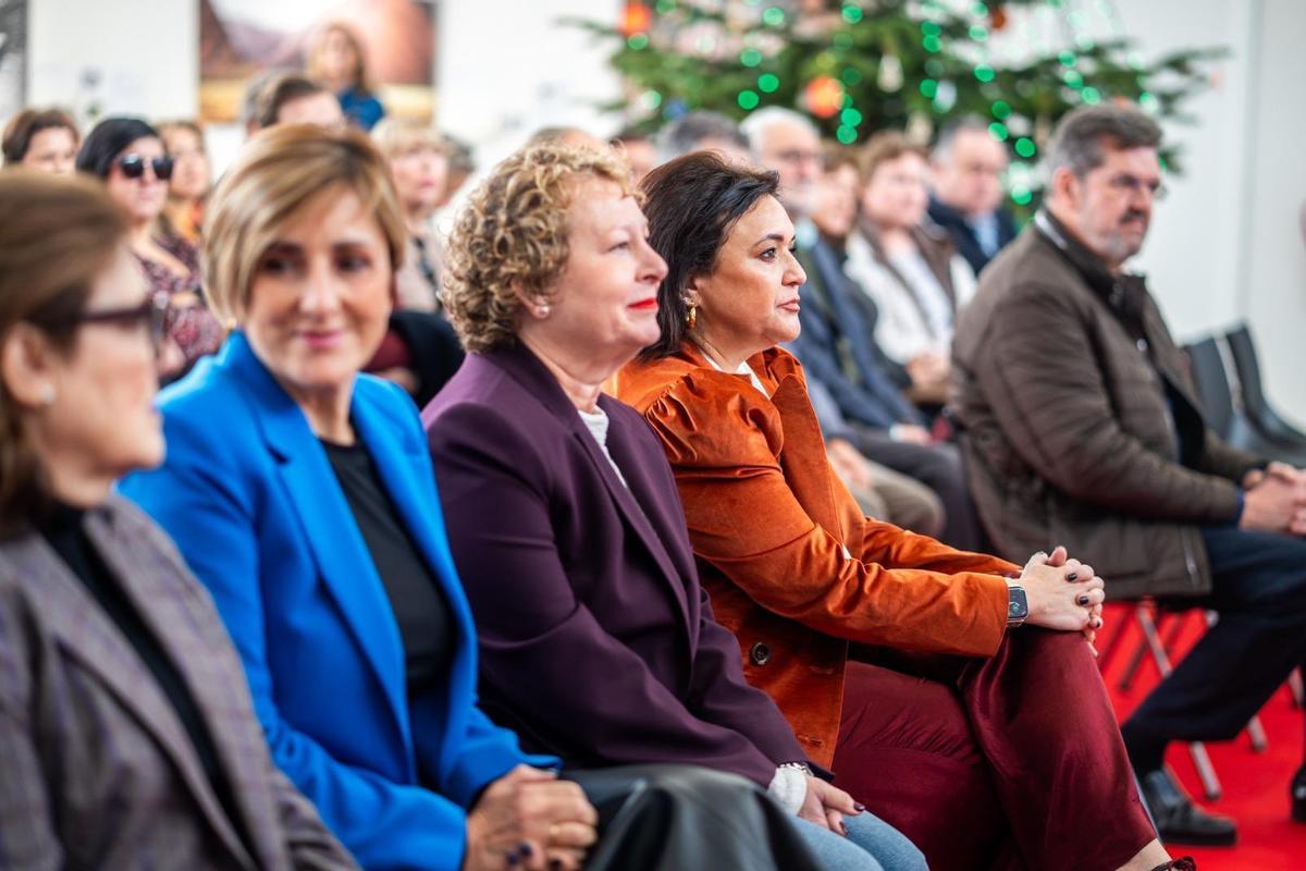 La alcaldesa de Torremolinos, Margarita del Cid, durante el encuentro en el que ha repasado sus cuatro años en el Ayuntamiento