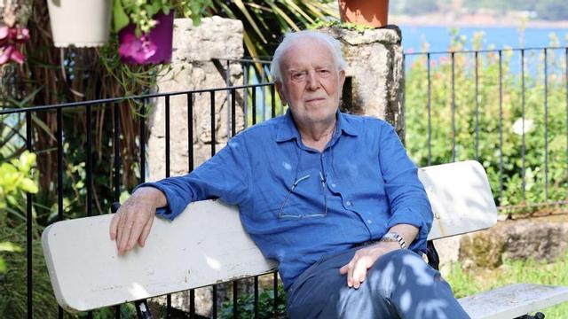 Román Pereiro, ayer, ensu domicilio.   | // MARTA G. BREA