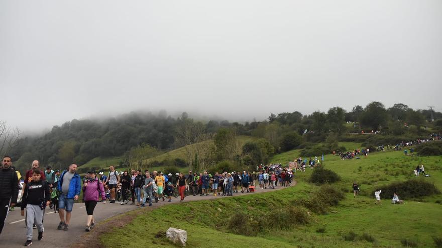 El Angliru, exhibición de ciclismo y civismo