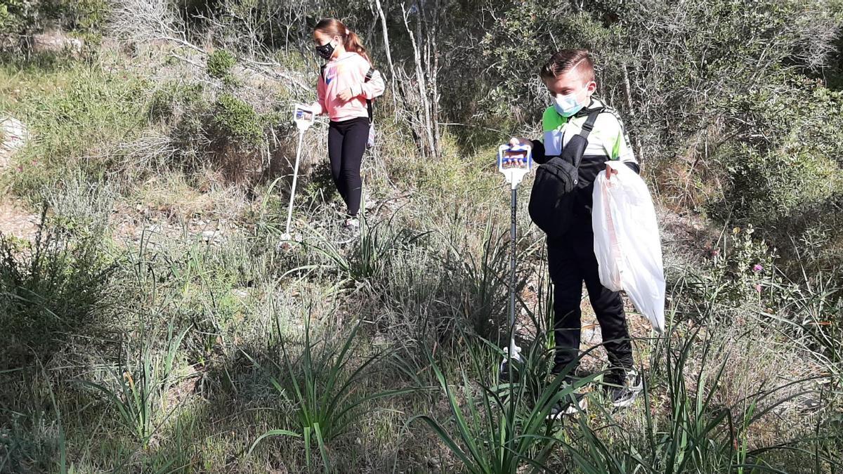 Dos de los niños participantes.