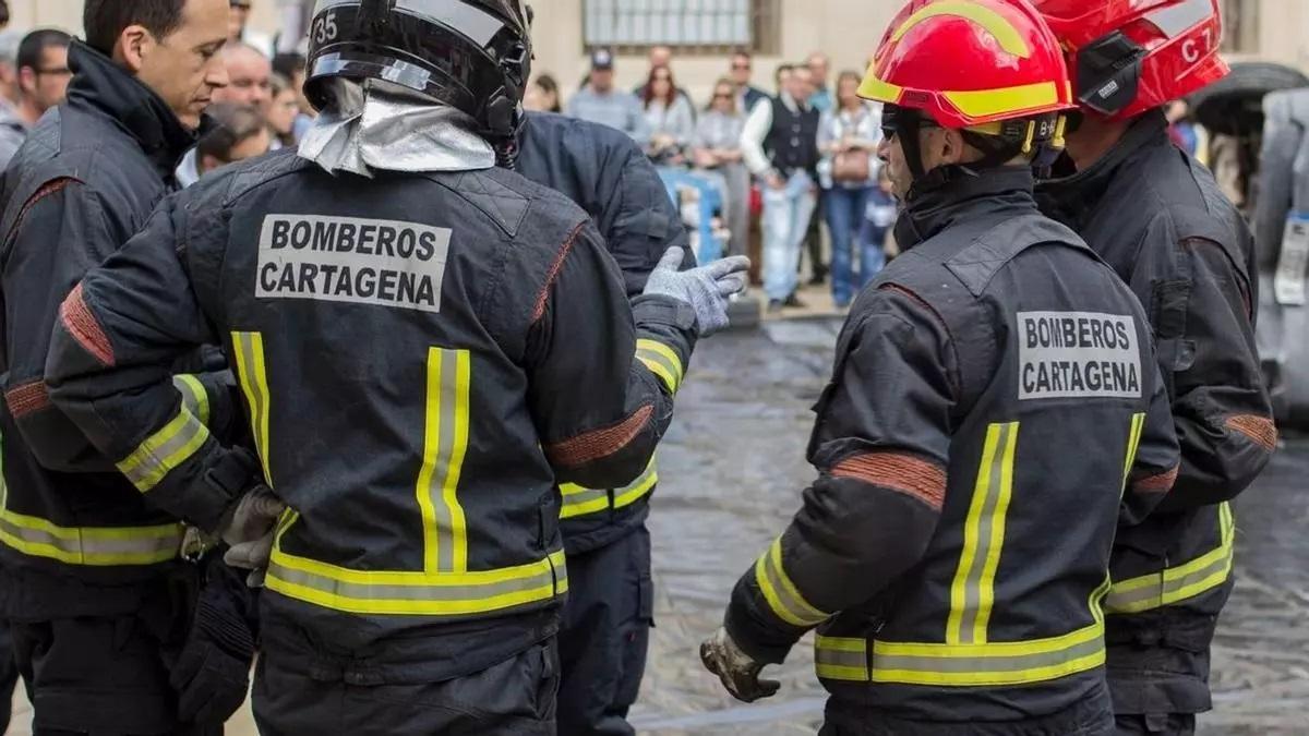 Bomberos de Cartagena, en una imagen de archivo