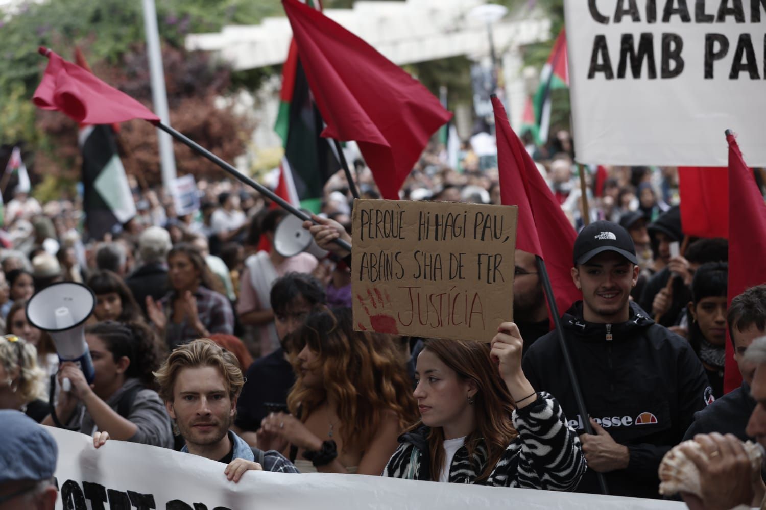 FOTOS | Manifestación en Palma para condenar el genocidio israelí en Palestina