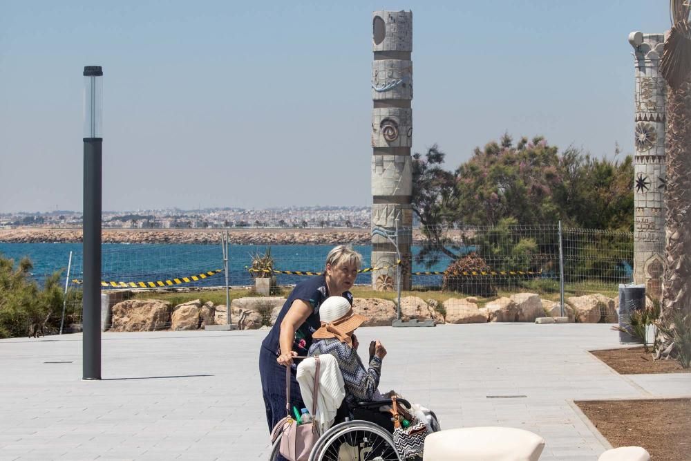 El aspecto de la renovación es similar a los paseos de Juan Aparicio y de la playa del Cura y ha costado un millón de euros