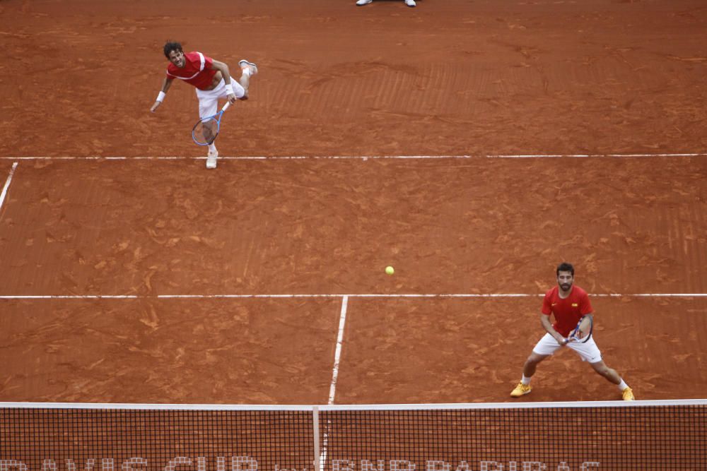 Partido de dobles España-Alemania