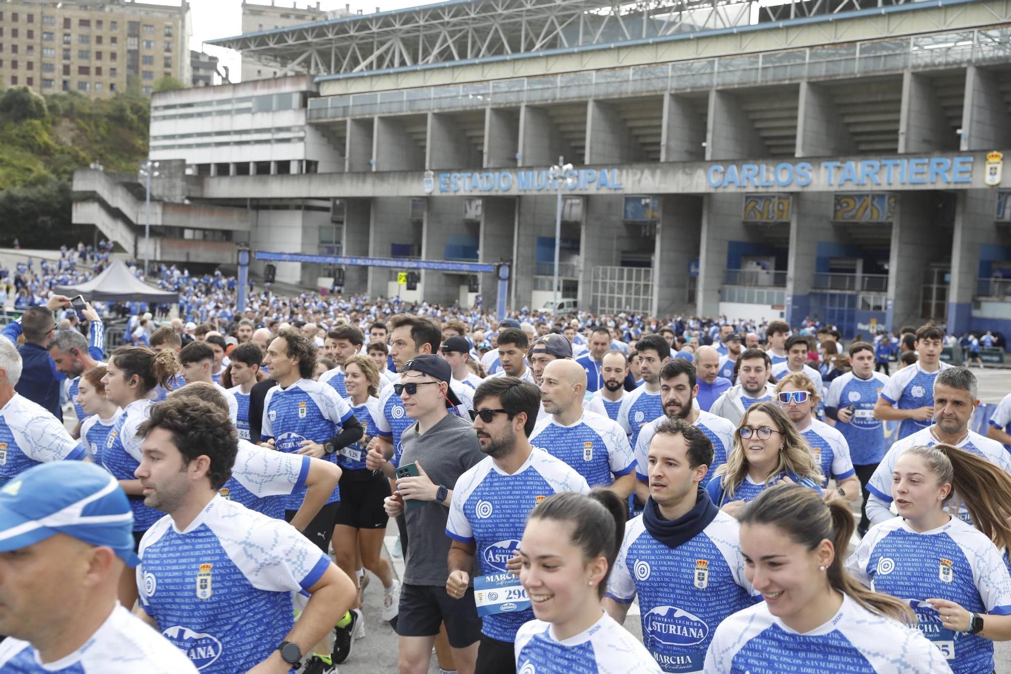 EN IMÁGENES: Así ha sido la carrera por el centenario del Real Oviedo