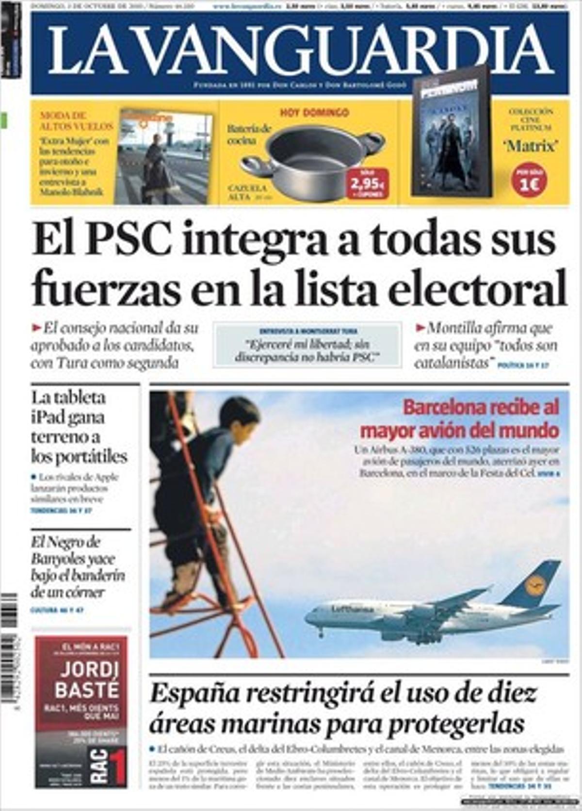 ’La Vanguardia’, 03-10-2010.