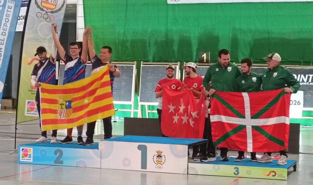 Pedro Julio Langarita y Rubén Soria lograron la plata en el nacional por equipos.