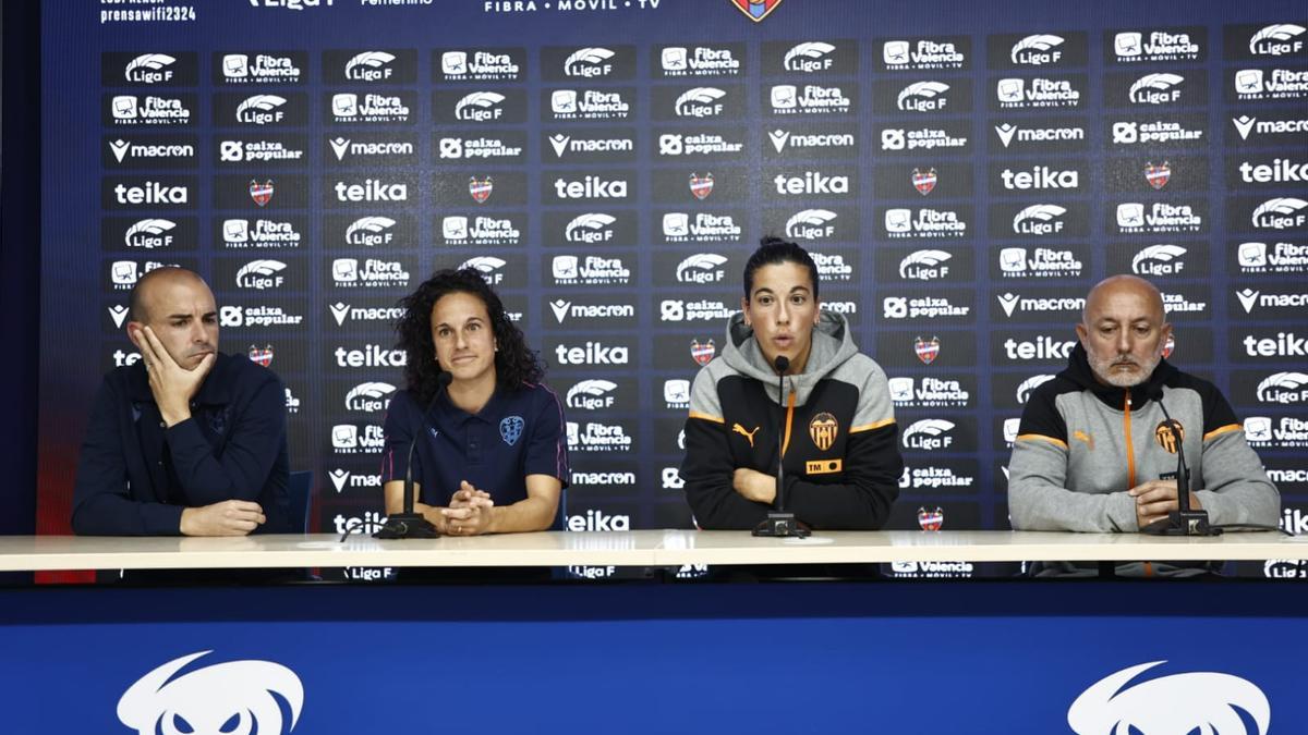 Rueda de prensa previa al derbi entre Levante y Valencia femenino