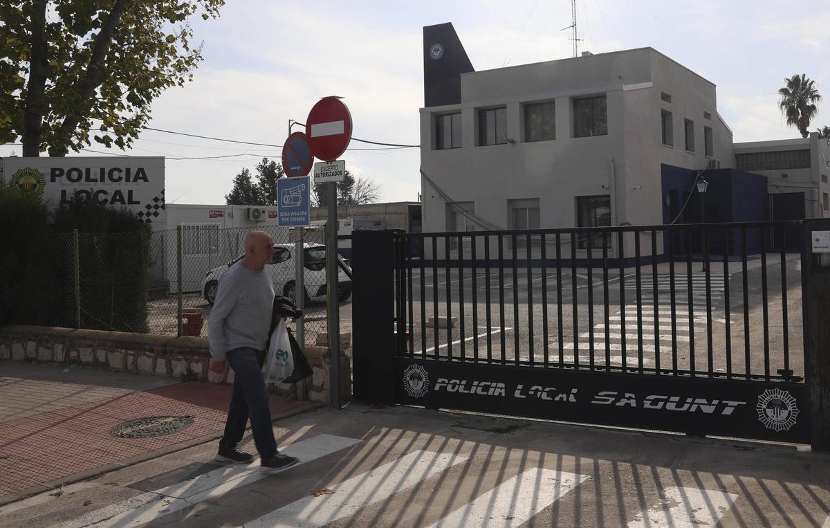 Sede central de la Policía Local de Sagunt.