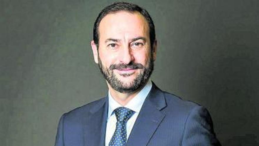 El canario directivo de CaixaBank, David López.