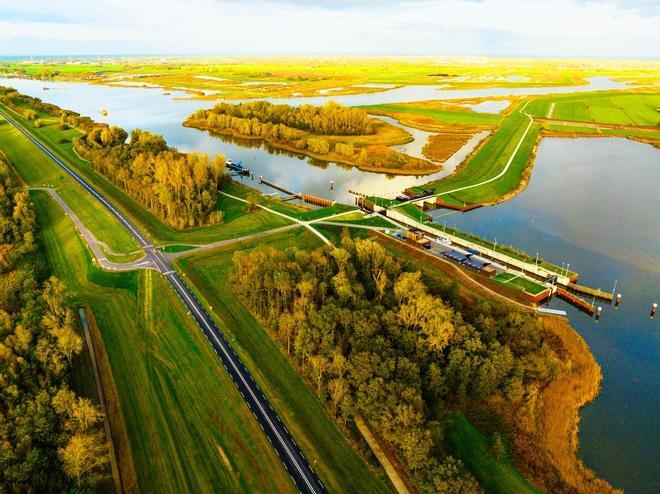 Flevopolder, isla artificial más grande del mundo, Holanda