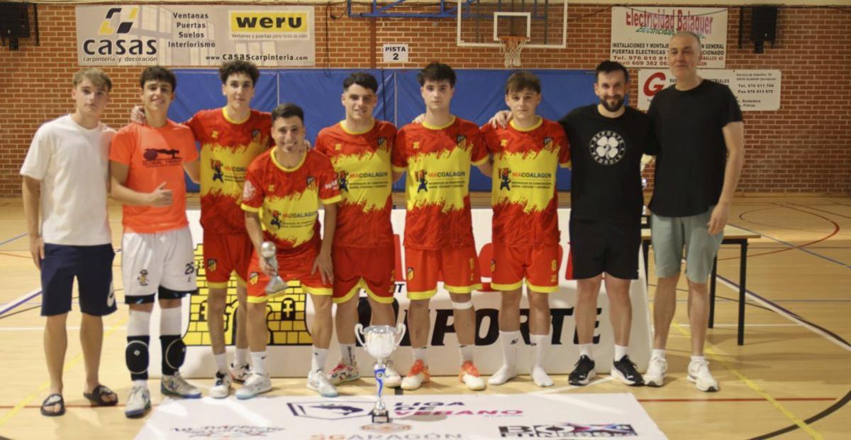 El Atlético Alagón se hizo con el subcampeonato. | SERVICIO ESPECIAL