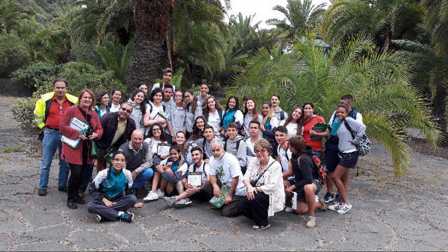 El Colegio El Pilar de Guanarteme gana el concurso del Jardín Canario