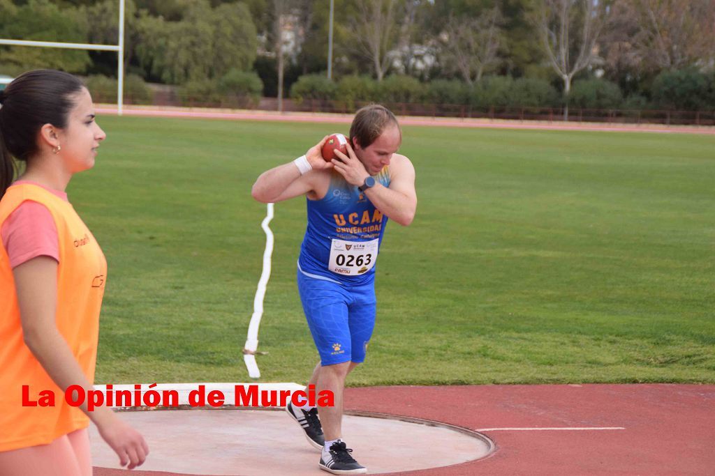 Regional absoluto y sub-23 de atletismo en Lorca