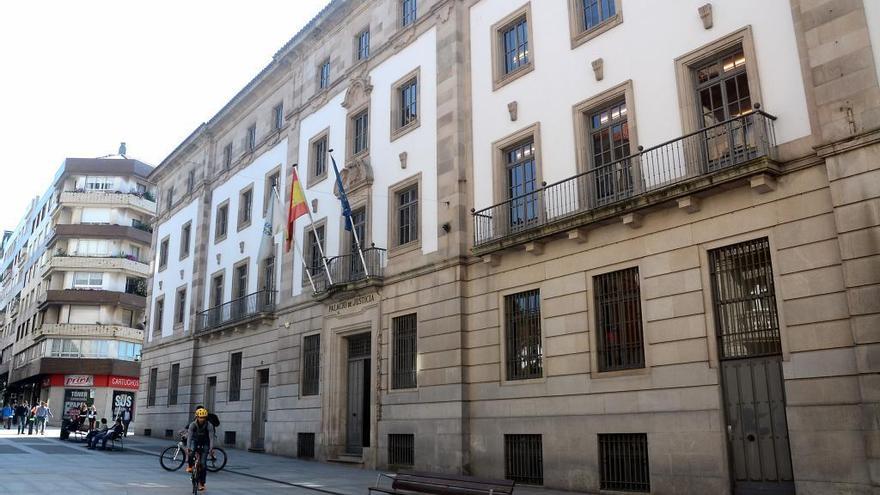 Fachada del Palacio de Justicia de Pontevedra