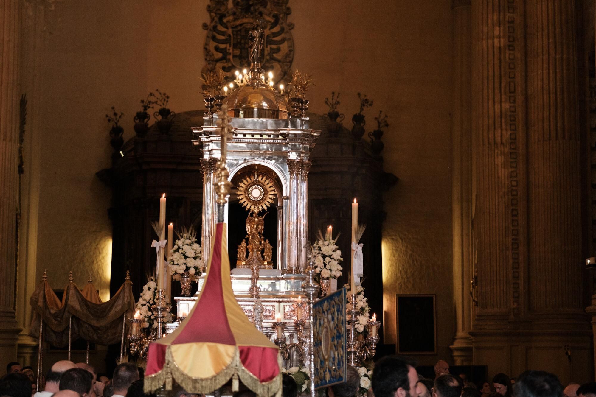 Procesión del Corpus Christi en Málaga 2025
