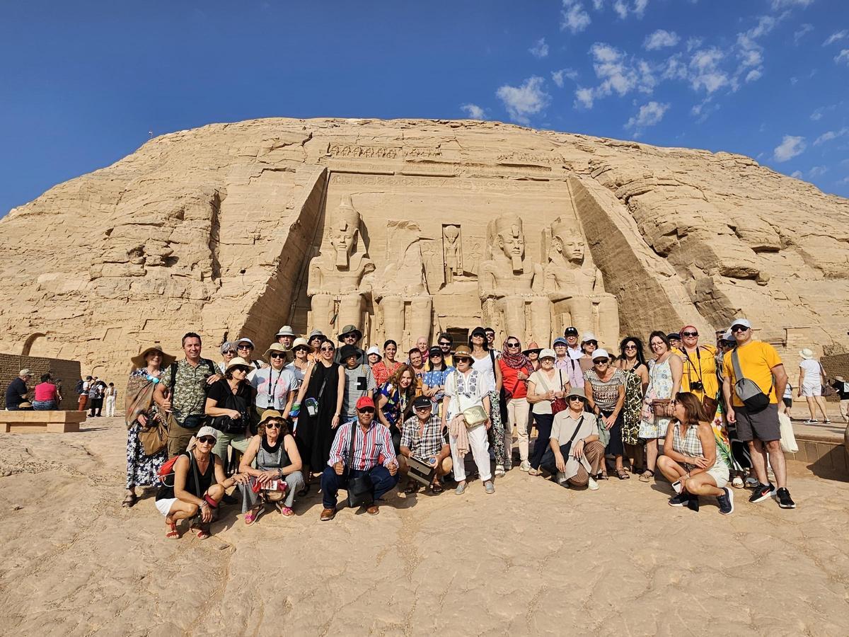 Entre los viajes grupales de este año uno de los destinos fue Egipto