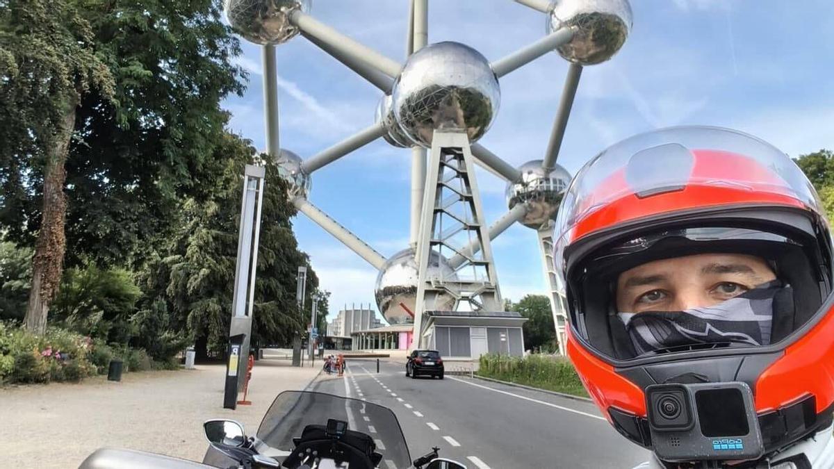 Alejandro Moralejo, de Zamora a Noruega en moto y en solitario.